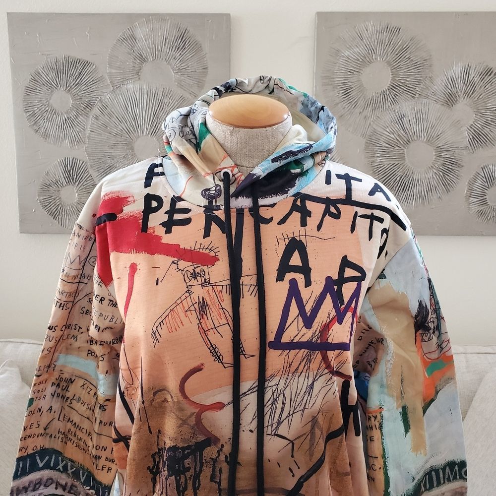 NEW!Members Only Jean Michel Basquiat Hoodie Sweatshirt - Picture 3 of 11